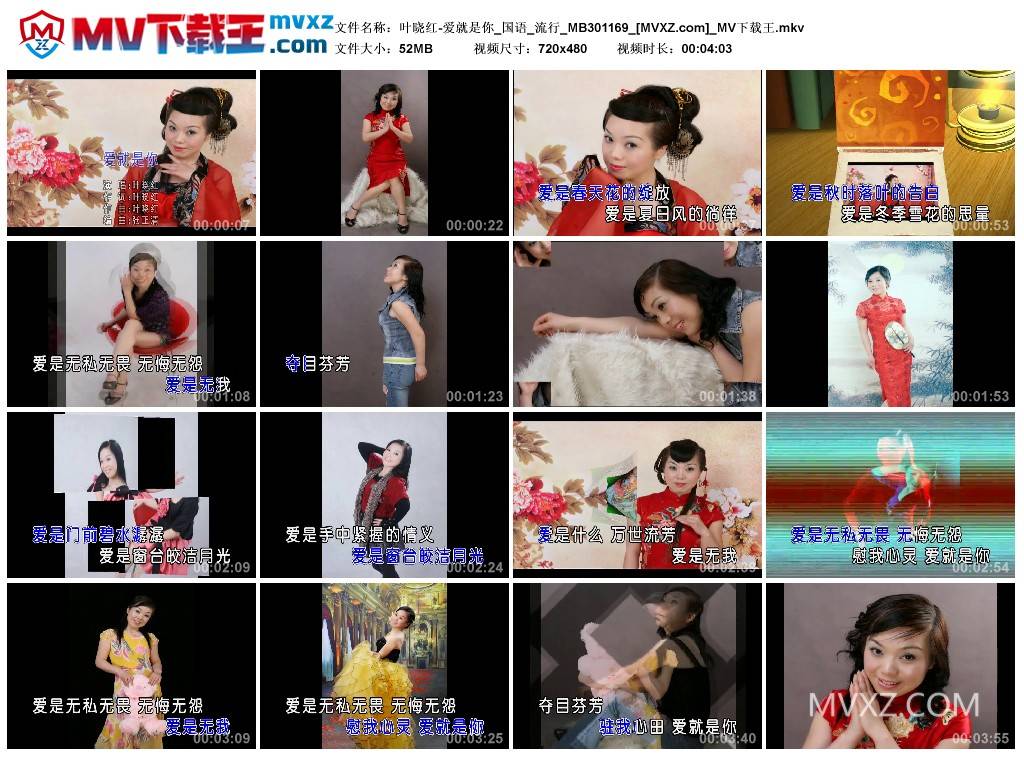 叶晓红-爱就是你_国语_流行_MB301169